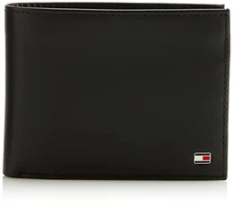 ETON CC FLAP AND COIN POCKET AM0AM00652 Herren Geldbörsen 13x10x2 cm (B x H x T), Schwarz (BLACK 002)