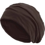 style3 Slouch Beanie aus atmungsaktivem feinem und leichten Jersey Unisex Mütze Haube Bini Kaffee