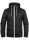!Solid Mikras Herren Windbreaker Übergangsjacke Regenjacke Mit Kapuze, Größe:M, Farbe:Black (9000)