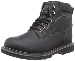 23DA104-400100, Herren Combat Boots, Schwarz (schwarz 100), 43 EU