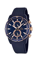 Herren-Armbanduhr Chronograph Quarz Plastik F16851/1