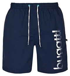 - Herren Badeshort in Marineblau, türkis oder schwarz, Marineblau, M