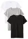 Tommy Hilfiger Herren T-shirt Ss 3er Pack, Einfarbig Gr. M, Multicolore (Black/Grey Heather Bc05/White)