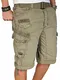 Geographical Norway Herren Cargo Short Sommer Bermuda Kurze Hose Shorts [GN - People - Mastic - Gr.M]