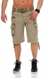 Herren Shorts Panoramique Basic Beige M