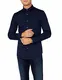 Tommy Jeans Herren Original Stretch Lang - Regulär Slim Fit Freizeithemd Blau (BLACK IRIS-PT 002), S