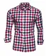 Kayhan Herren Hemd, DOPPELFARBIG Rot S