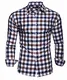 Kayhan Herren Hemd, DOPPELFARBIG Braun L