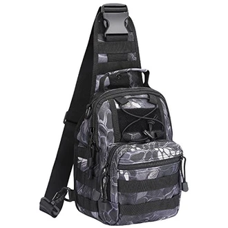 G4Free Tactical Sling Rucksack Militär Schultertasche EDC Brusttasche für Outdoor Sport Camping Wandern Blau G4Free Tactical Sling Rucksack Militär Schultertasche EDC Brusttasche für Outdoor Sport Camping Wandern Blau