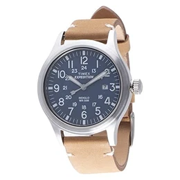 Herren Quarz Uhr mit Leder Armband TW4B018009J