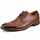 Bruno Marc Herren Derby Schnürhalbschuhe Klassischer Business Anzugschuhe Dunkelbraun Prince-6 Talla 41.5EU/8.5US