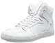 Supra Unisex-Erwachsene VAIDER High-Top, Weiß (White/White-RED WWR), 45 EU