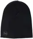 Buff Erwachsene Mütze Merino Thermal, Solid Black, one size