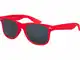 Balinco Sonnenbrille UV400 CAT 3 CE Rubber - mit Federscharnier für Damen & Herren (rot - smoke)