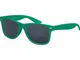 Balinco Sonnenbrille UV400 CAT 3 CE Rubber - mit Federscharnier für Damen & Herren (dunkelgrün - smoke)