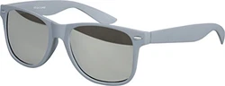 Balinco Sonnenbrille UV400 CAT 3 CE Rubber mit Federscharnier für Damen & Herren grau/silber