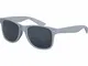 Balinco Sonnenbrille UV400 CAT 3 CE Rubber - mit Federscharnier für Damen & Herren (grau - smoke)