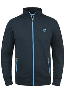 !Solid BennTrack Herren Sweatjacke Cardigan Ohne Kapuze Mit Reißverschluss Stehkragen