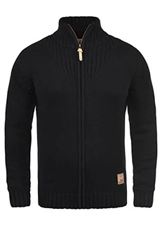 !Solid Poul Herren Strickjacke Cardigan mit Stehkragen Black !Solid Poul Herren Strickjacke Cardigan mit Stehkragen Black