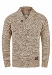 !Solid Herren Winterpullover Phil mit Schalkragen Dune