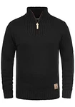 !Solid Herren Winter Pullover Troyer Petro Schwarz (9000)