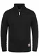 !Solid Petro Herren Winter Pullover Strickpullover Troyer Grobstrick mit Stehkragen und Reißverschluss, Größe:M, Farbe:Black (9000)