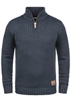 !Solid Herren Winter Pullover Troyer Petro Insignia Blue Melange (8991)