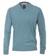 Redmond Herren Pullover unifarben Hoher Melange Pullover unifarben