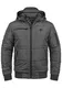 Blend Boris Herren Winter Jacke Steppjacke Winterjacke gefüttert mit Stehkragen und Abnehmbarer Gefütterter Kapuze, Größe:M, Farbe:Granite (70147)
