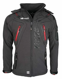 4M2 Tambour Herren Softshell Jacke Outdoor Dunkelgrau M