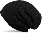 styleBREAKER Feinstrick Beanie Mütze Unisex (04024058) Schwarz (04024058)
