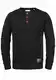 !Solid Terrance Herren Strickpullover Feinstrick Pullover Mit Rundhals Und Knopfleiste, Größe:M, Farbe:Black (9000) !Solid Terrance Herren Strickpullover Feinstrick Pullover Mit Rundhals Und Knopfleiste, Größe:M, Farbe:Black (9000)