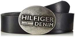 Herren Kiedo belt Gürtel Schwarz (TOMMY BLACK 078) 95 cm