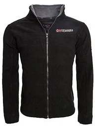 warme Herren Fleece Winter Übergangs Jacke Outdoor Sweat [GeNo-8-Schwarz-Gr.M]
