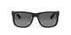 Ray-Ban Unisex Justin Sonnenbrille, Schwarz Gummi / Graue Gradient, 55 mm EU