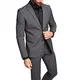 ESPRIT Collection Herren 996EO2G901 Anzugjacke, Grau (Dark Grey 5 024), 44