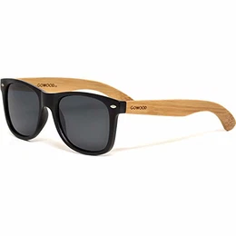 GOWOOD Bambusholz Sonnenbrille Herren und Damen Polarisiert