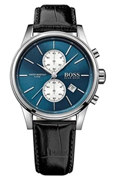 Hugo Herren-Armbanduhr Analog Quarz Leder 1513283