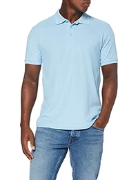 Herren 65/35 Poloshirt, Blau-Blue (Sky Blue), M