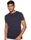 Tommy Hilfiger Herren CORE STRETCH SLIM CNECK TEE T-Shirt, Blau (Navy Blazer 416), Medium