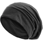 style3 Slouch Beanie aus atmungsaktivem feinem und leichten Jersey Unisex Mütze Haube Bini Anthrazit