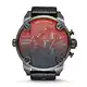 Diesel Herrenuhr Little Daddy Multifunktionswerk Edelstahl schwarz, DZ7334