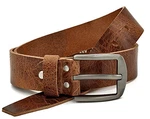 Fa.Volmer Herrengürtel aus Büffelleder für Männer Jeans Anzug (GBr00020) Braun (GBr00020)