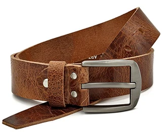 Fa.Volmer Herrengürtel aus Büffelleder für Männer Jeans Anzug (GBr00020)
