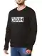 HUGO Herren Dicago Sweatshirt, Schwarz (Black 001), M EU