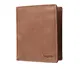 Bugatti Volo Geldbeutel Männer Leder Hochformat - Geldbörse Herren Cognac - Portmonaise Portemonnaie Portmonee Brieftasche Wallet Ledergeldbeutel