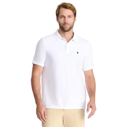 Herren Advantage Performance Kurzarm-Poloshirt Hemden, Weiß, Mittel