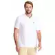 IZOD Herren Advantage Performance Kurzarm-Poloshirt Hemden, Weiß, Mittel