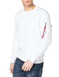Herren X-Fit Sweat Sweatshirt, White, M Regular