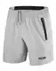 TCA Elite Tech Herren Trainingsshorts für Laufsport mit Reißverschlusstaschen - Grau - M
